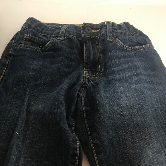 2 Pairs Old Navy Boys Jeans Size 8 Flex Bootcut & Skinny Dark Wash - Picture 5 of 10